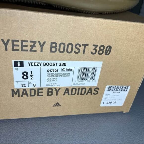 Yeezy Boost 380 Blue Oat Size 8.5 w/ Box main image 6